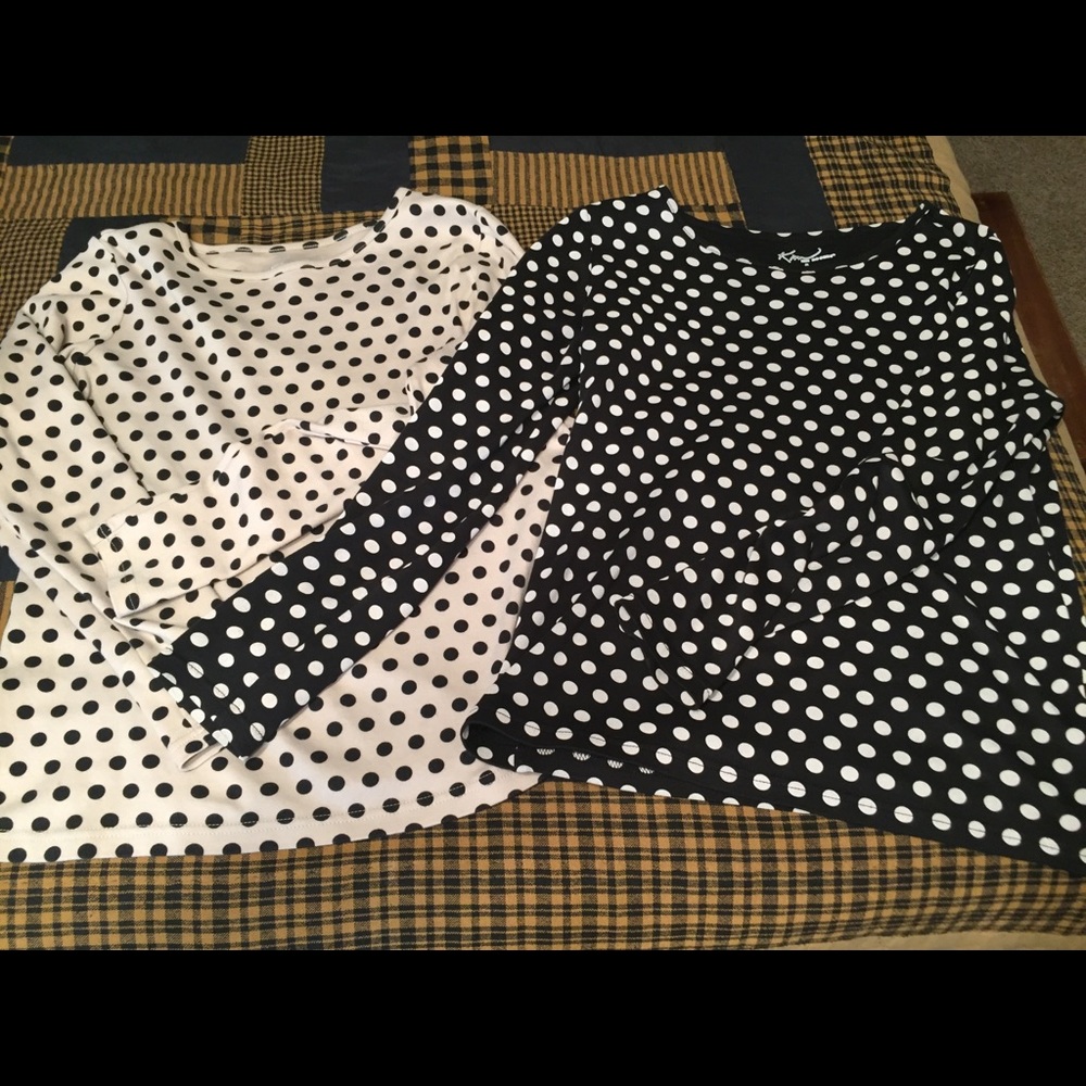 Bundle of 2 Kim Rogers long sleeve shirts